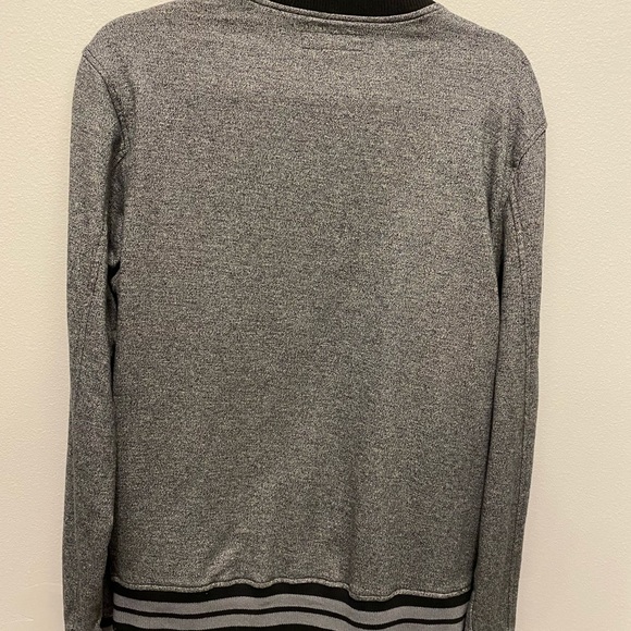 Mens Charles and a Half gray and black snap Varsity jacket size medium. Preowned - Picture 10 of 14